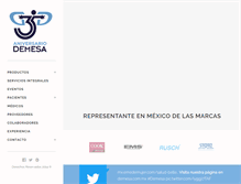 Tablet Screenshot of demesa.com.mx